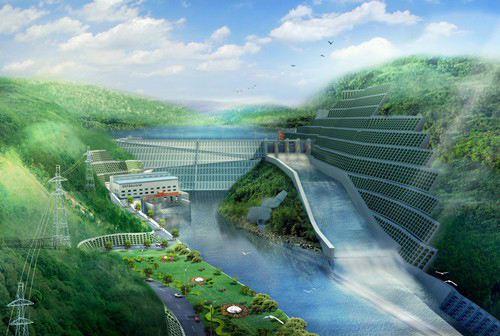 紫金老挝南塔河1号水电站项目
